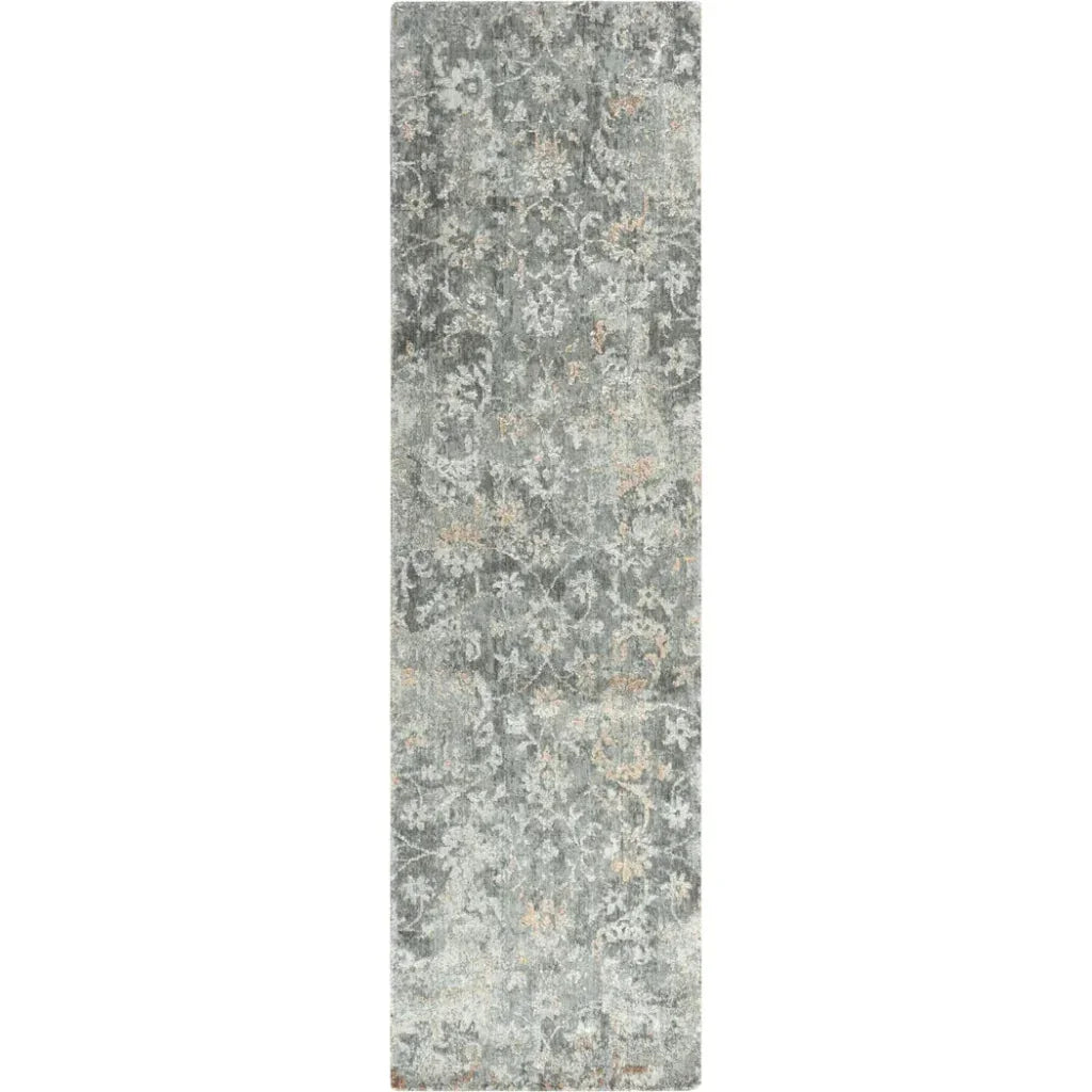 Beau Floral Gray Large Area Rugs For Living Room - LOOMLAN - LOOMLAN - Area Rugs