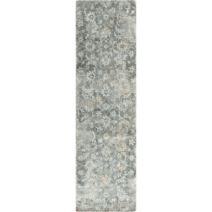 Beau Floral Gray Large Area Rugs For Living Room - LOOMLAN - LOOMLAN - Area Rugs
