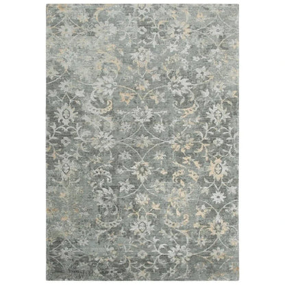 Beau Floral Gray Large Area Rugs For Living Room - LOOMLAN - LOOMLAN - Area Rugs