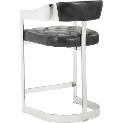 Beaumont Leather Counter Stool - LOOMLAN - SUNPAN - Counter Stools