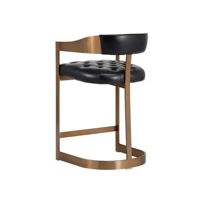 Beaumont Leather Counter Stool - LOOMLAN - SUNPAN - Counter Stools