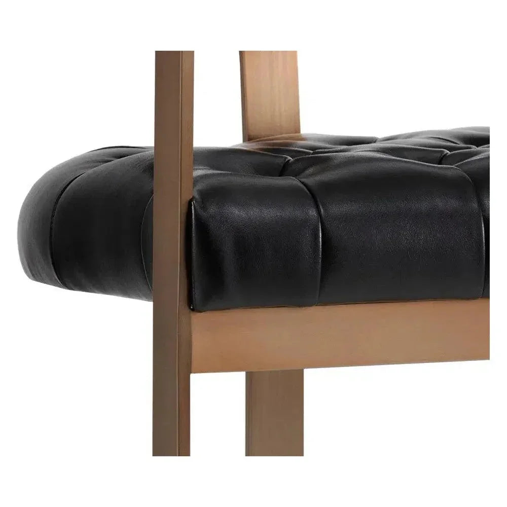 Beaumont Leather Counter Stool - LOOMLAN - SUNPAN - Counter Stools