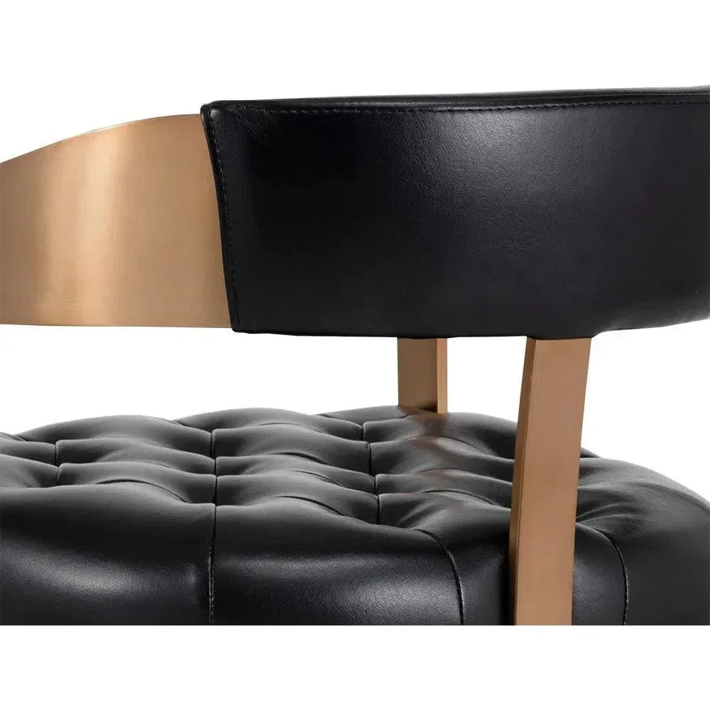 Beaumont Leather Counter Stool - LOOMLAN - SUNPAN - Counter Stools