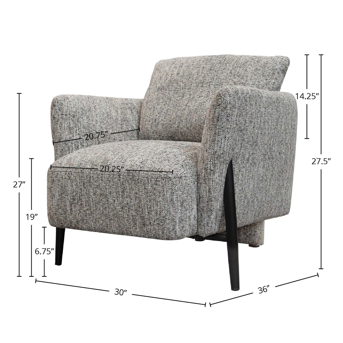 Beaux Fabric Club Chair