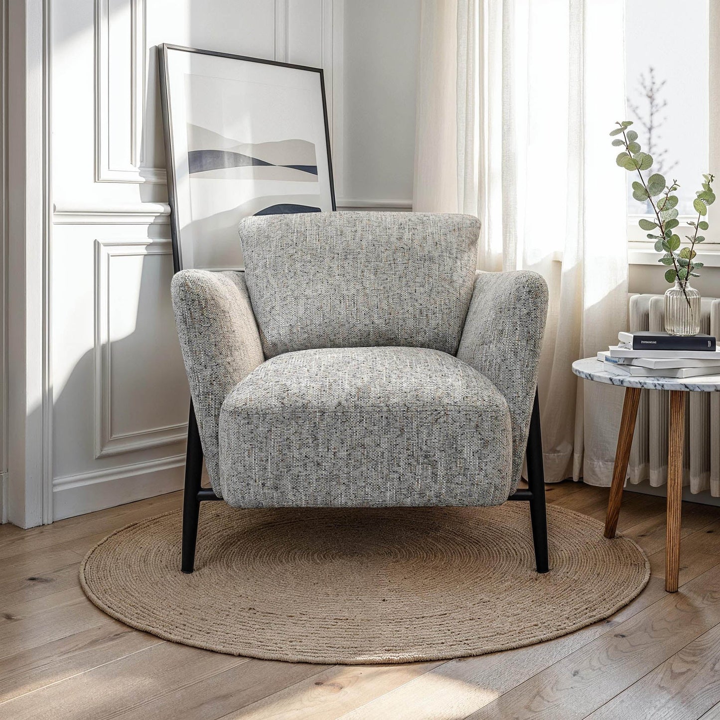 Beaux Fabric Club Chair
