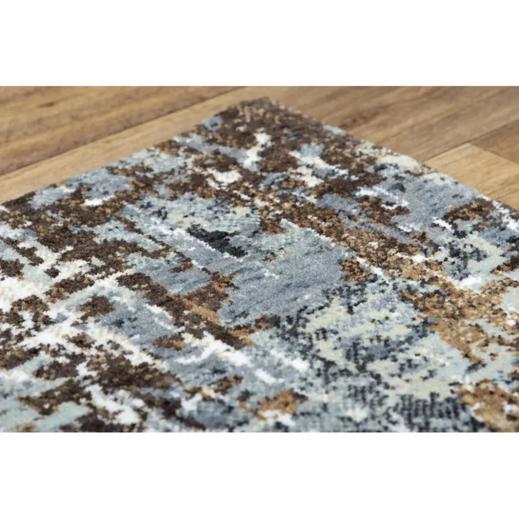 Beba Abstract Light Gray Large Area Rugs - LOOMLAN - LOOMLAN - Area Rugs