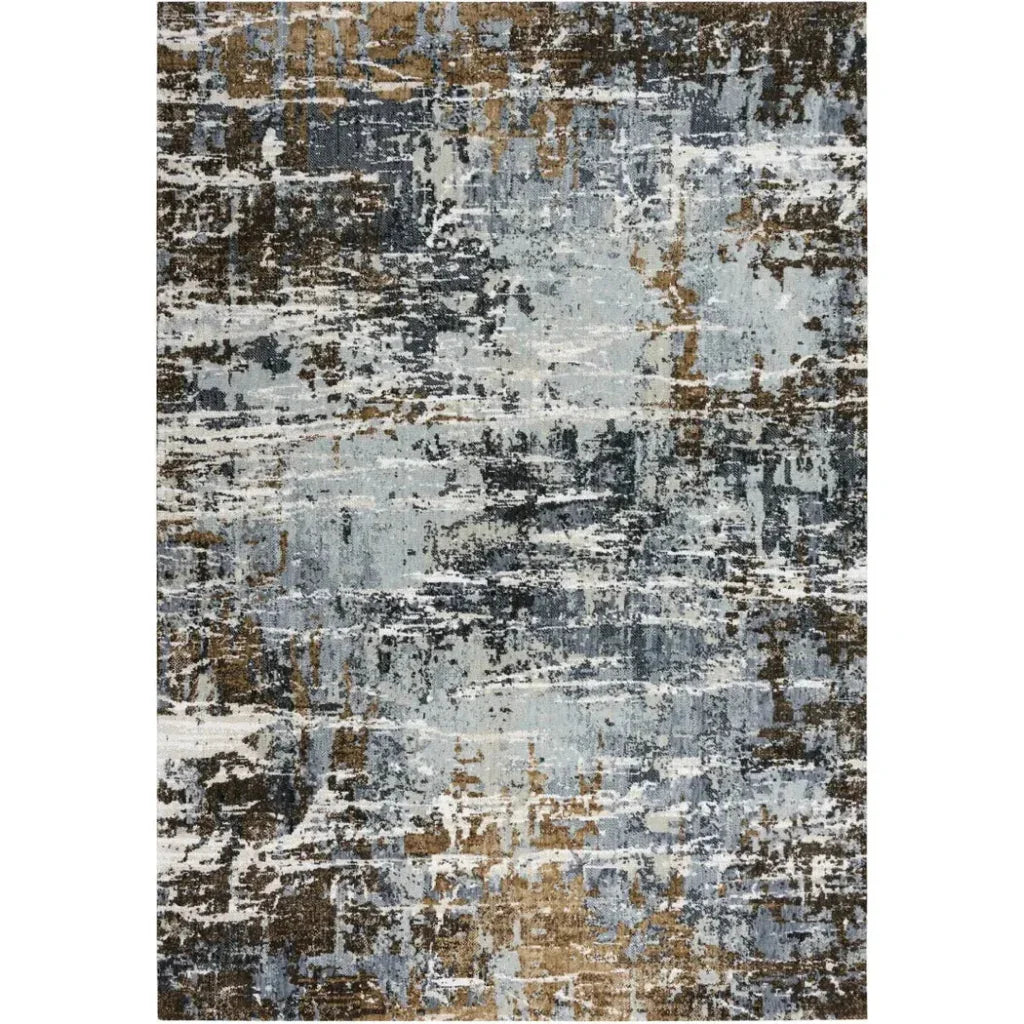 Beba Abstract Light Gray Large Area Rugs - LOOMLAN - LOOMLAN - Area Rugs