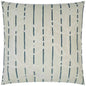 Becca Floral Stripes Blue Large Throw Pillow Insert - LOOMLAN - D.V. Kap - Throw Pillows