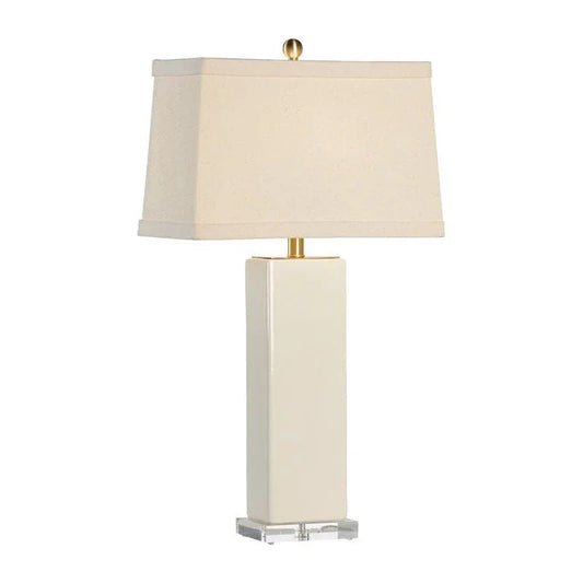 Becker Ceramic Made Antique Brass Vase Table Lamp - LOOMLAN - Chelsea House - Table Lamps