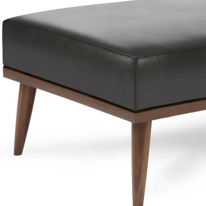 Beckett Bench Ottoman Coffee Table Grain Leather - LOOMLAN - One For Victory - Ottomans