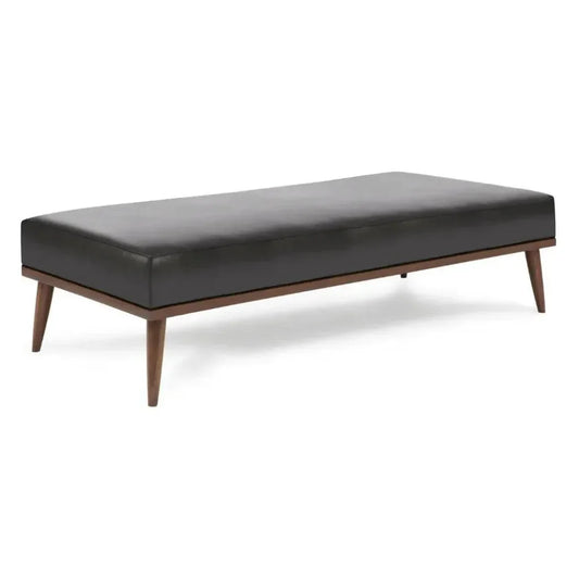 Beckett Bench Ottoman Coffee Table Grain Leather - LOOMLAN - One For Victory - Ottomans