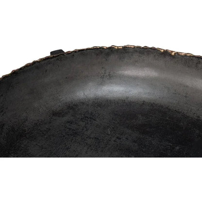 Beckham Metal Black Round End Table - LOOMLAN - Sarreid - Side Tables