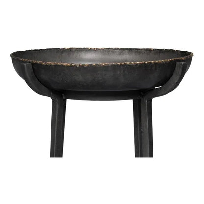 Beckham Metal Black Round End Table - LOOMLAN - Sarreid - Side Tables