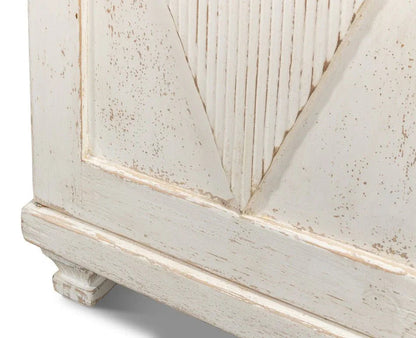 Beecher Whitewash Wooden Sideboard - LOOMLAN - Sarreid - Sideboards