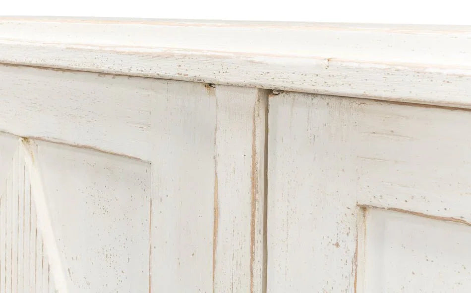 Beecher Whitewash Wooden Sideboard - LOOMLAN - Sarreid - Sideboards