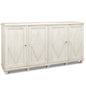 Beecher Whitewash Wooden Sideboard - LOOMLAN - Sarreid - Sideboards