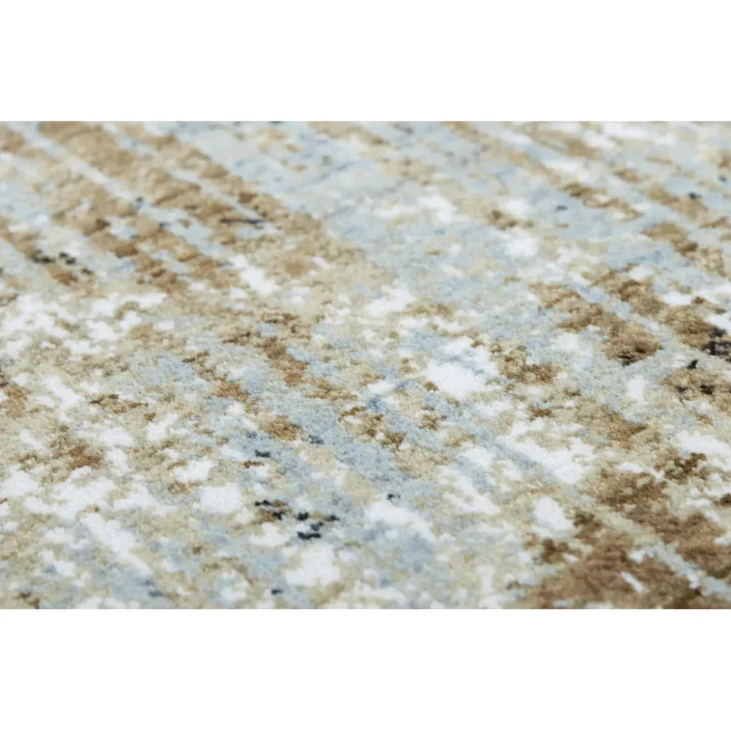 Beem Abstract Brown Large Area Rugs For Living Room - LOOMLAN - LOOMLAN - Area Rugs