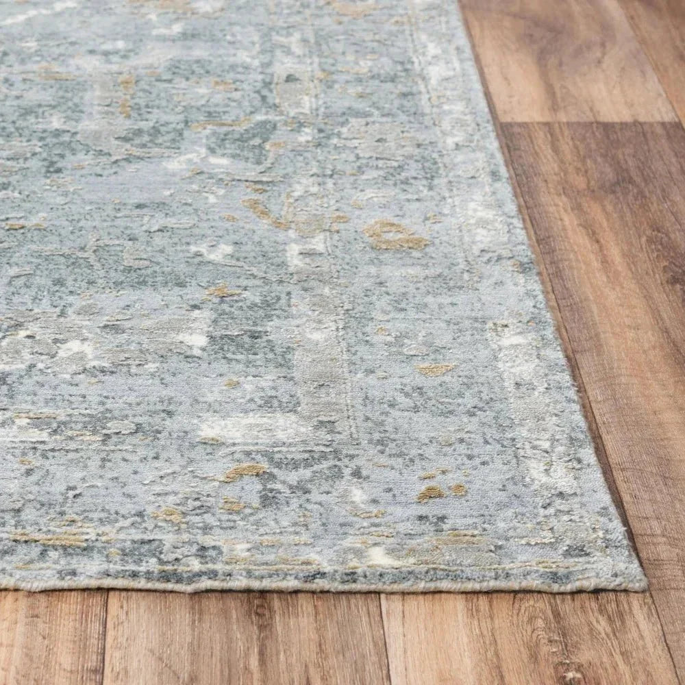 Bega Border Gray Large Area Rugs For Living Room - LOOMLAN - LOOMLAN - Area Rugs