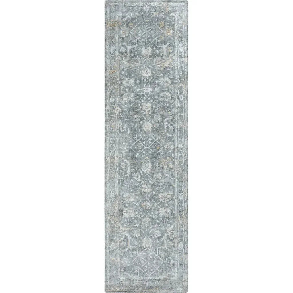 Bega Border Gray Large Area Rugs For Living Room - LOOMLAN - LOOMLAN - Area Rugs