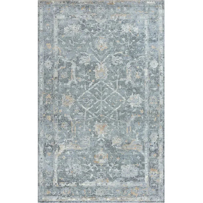 Bega Border Gray Large Area Rugs For Living Room - LOOMLAN - LOOMLAN - Area Rugs