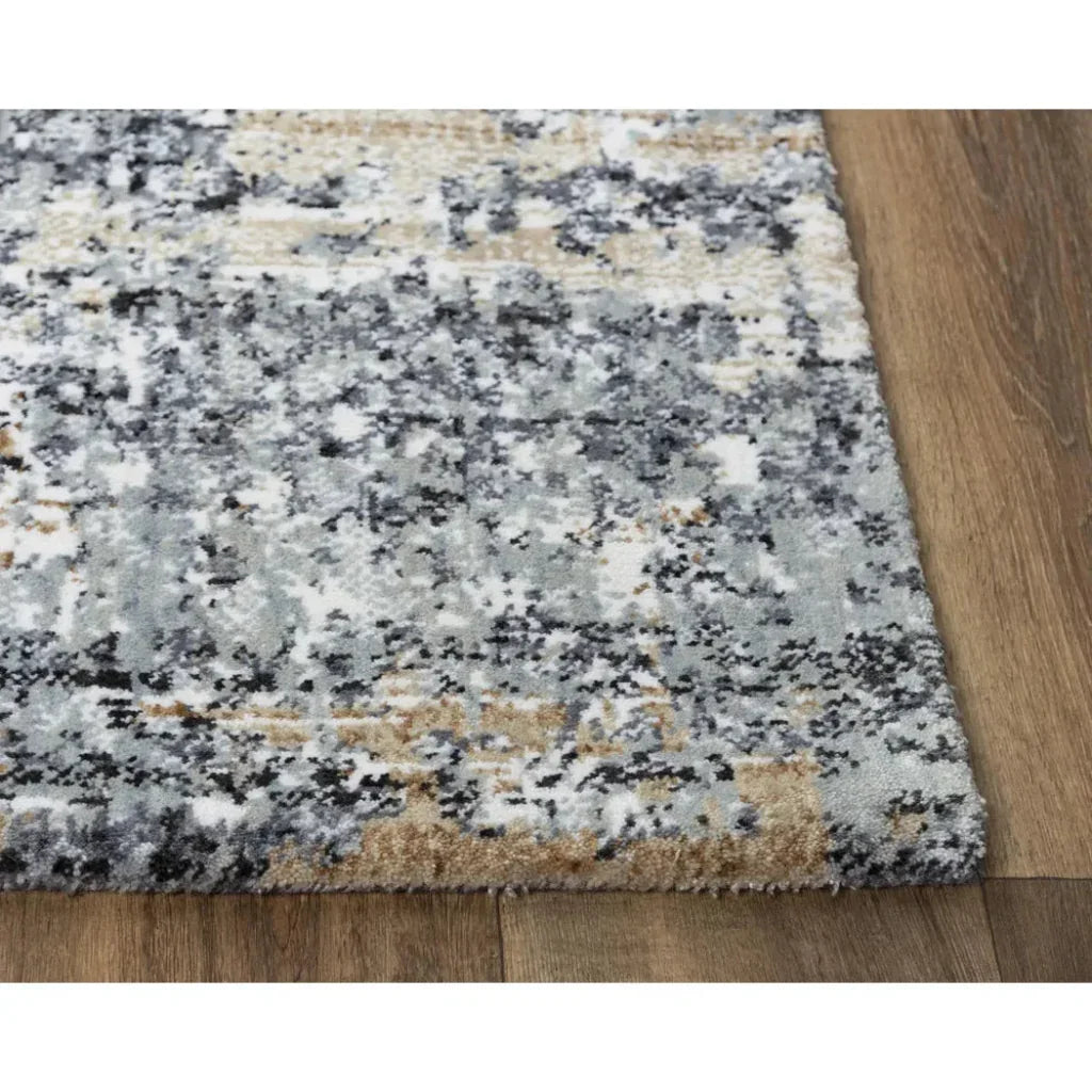 Begg Abstract Gray Large Area Rugs For Living Room - LOOMLAN - LOOMLAN - Area Rugs