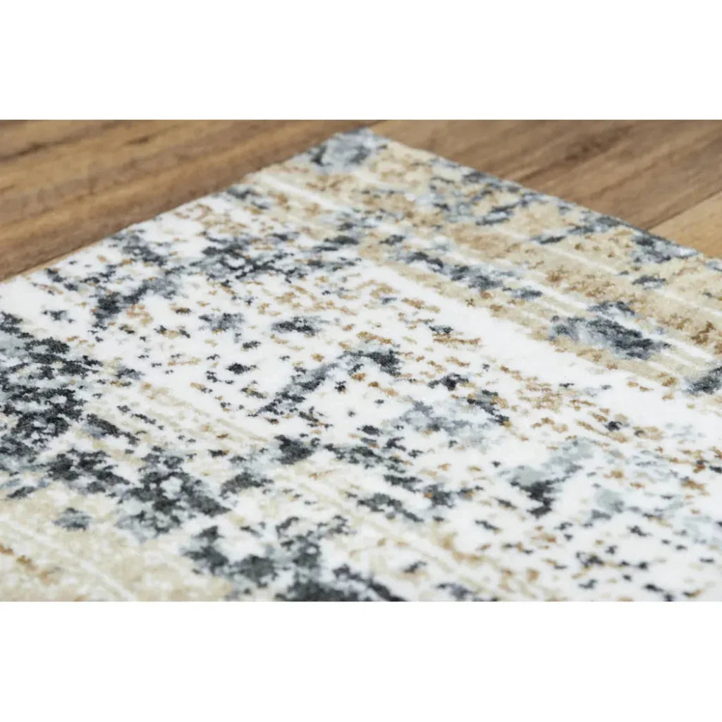 Begg Abstract Gray Large Area Rugs For Living Room - LOOMLAN - LOOMLAN - Area Rugs