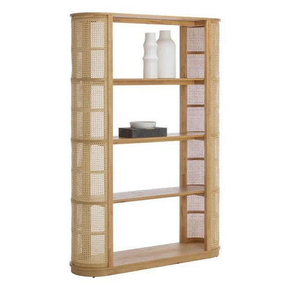 Behati Light Wash Rattan Shelves Etagere-Etageres-SUNPAN-LOOMLAN
