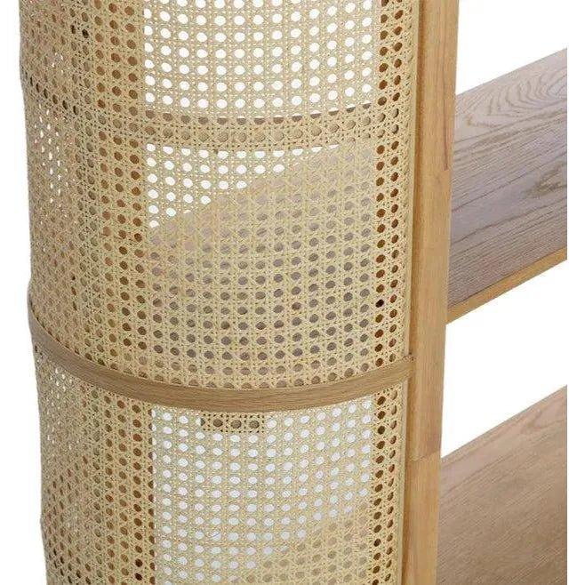 Behati Light Wash Rattan Shelves Etagere-Etageres-SUNPAN-LOOMLAN