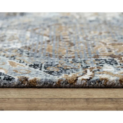 Behr Geometric Gray Large Area Rugs For Living Room - LOOMLAN - LOOMLAN - Area Rugs