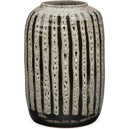 Beige Ceramic Barnaby Vase - LOOMLAN - Jamie Young - Vases & Jars