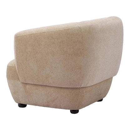 Bekker Wood Golden Beige Accent Arm Chair - LOOMLAN - Zuo Modern - Club Chairs