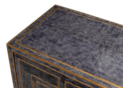 Bel Aire Leather Black Buffet - LOOMLAN - Sarreid - Buffets