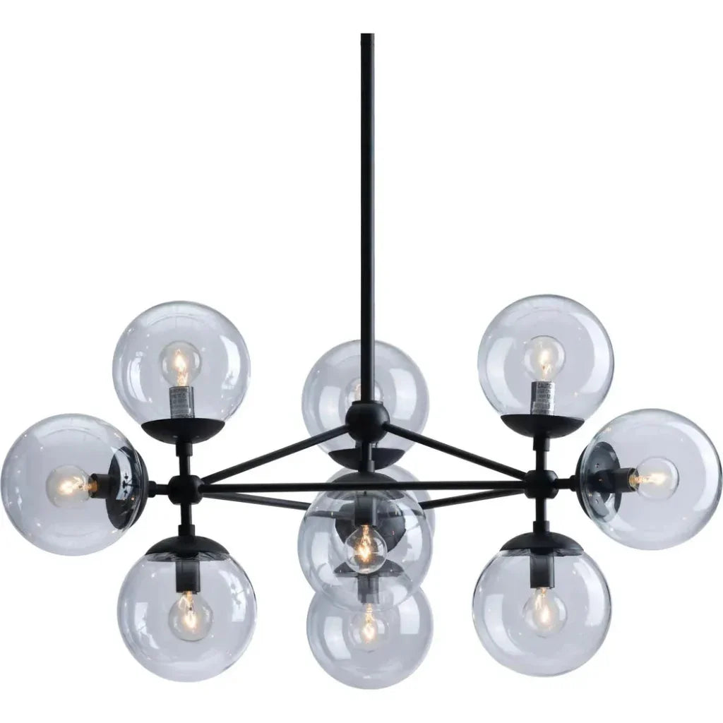 Belfast Ceiling Lamp Black - LOOMLAN - Zuo Modern - Pendants