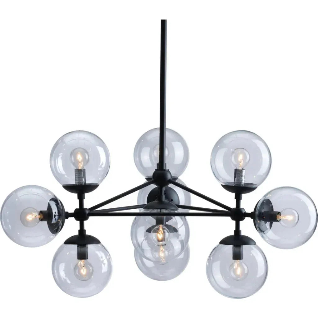 Belfast Ceiling Lamp Black - LOOMLAN - Zuo Modern - Pendants