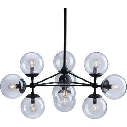 Belfast Ceiling Lamp Black - LOOMLAN - Zuo Modern - Pendants