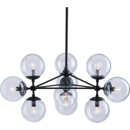 Belfast Ceiling Lamp Black - LOOMLAN - Zuo Modern - Pendants