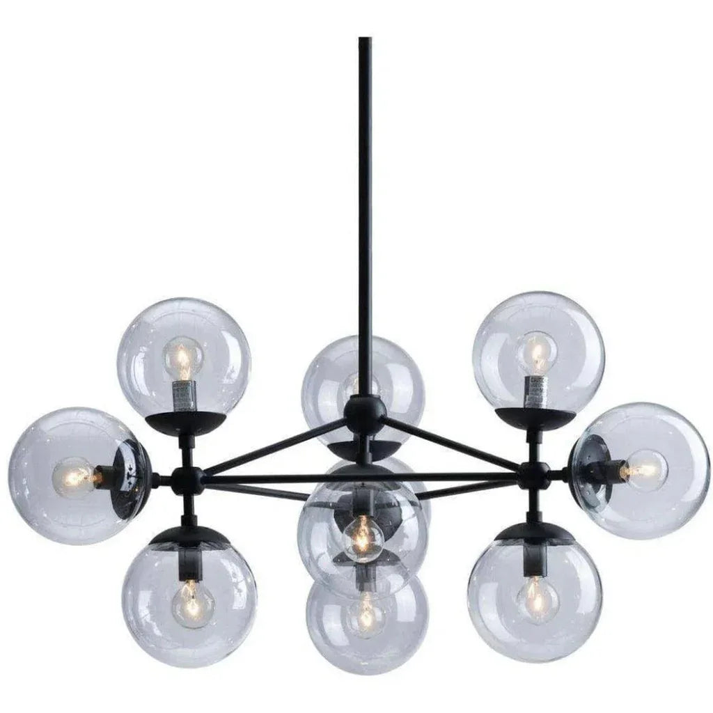 Belfast Ceiling Lamp Black - LOOMLAN - Zuo Modern - Pendants