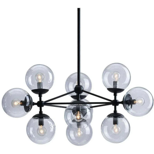 Belfast Ceiling Lamp Black - LOOMLAN - Zuo Modern - Pendants