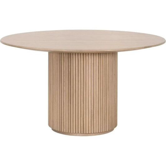 Belfast Wooden Round Dining Table-Dining Tables-Essentials For Living-LOOMLAN