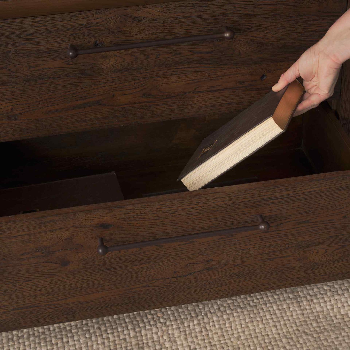 Belford Four Doors Wooden Media Console