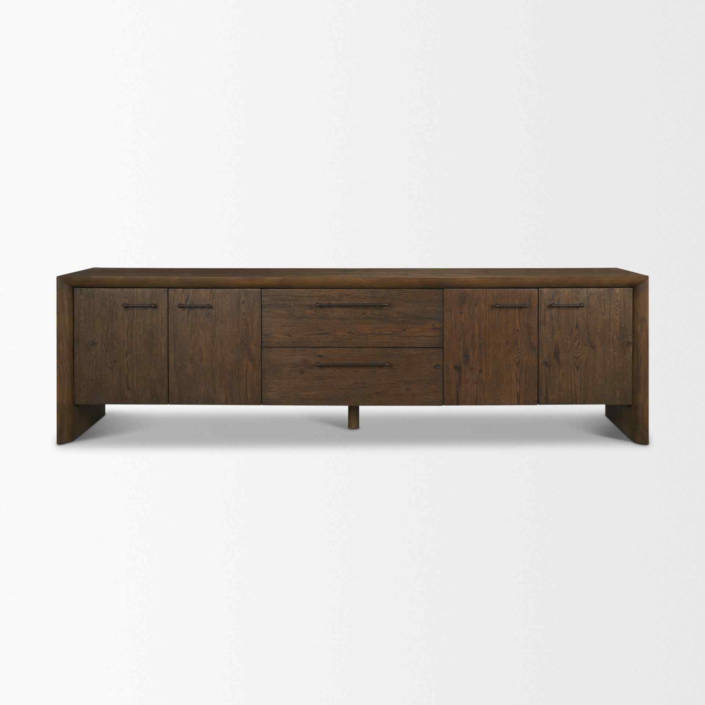 Belford Four Doors Wooden Media Console