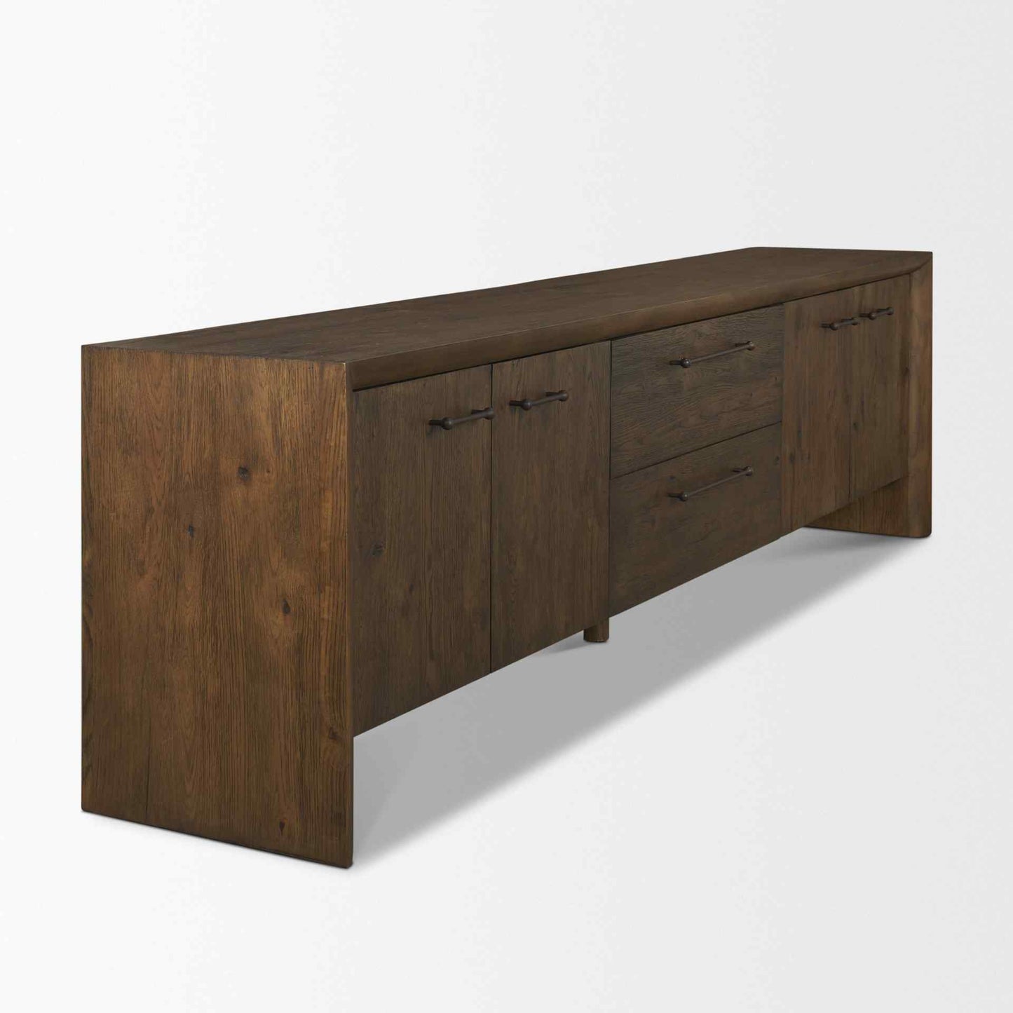 Belford Four Doors Wooden Media Console