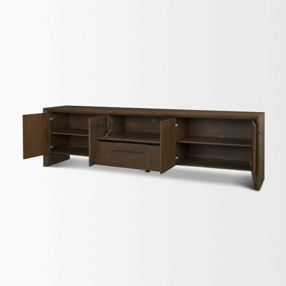 Belford Four Doors Wooden Media Console