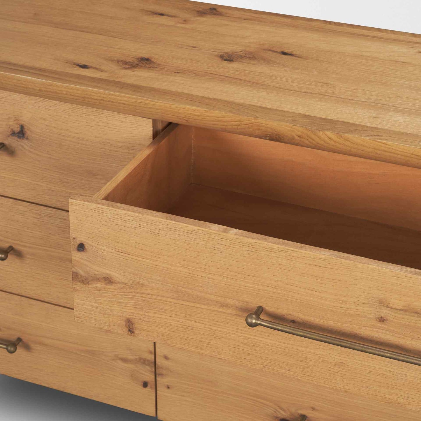 Belford Six Drawers Wood Dresser