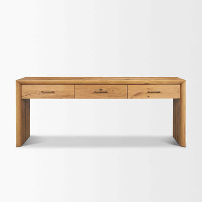 Belford Three Drawers Wooden Console Table
