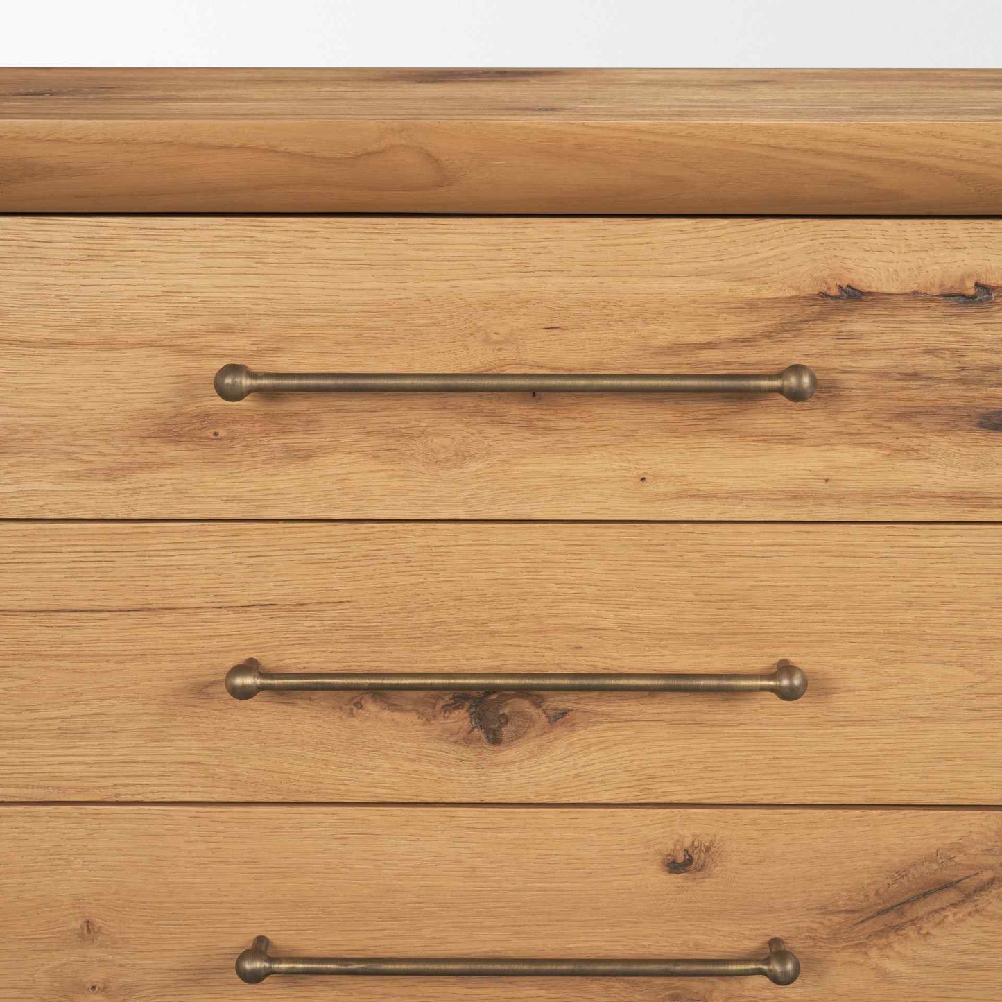 Belford Three Drawers Wooden Nightstand