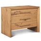 Belford Three Drawers Wooden Nightstand