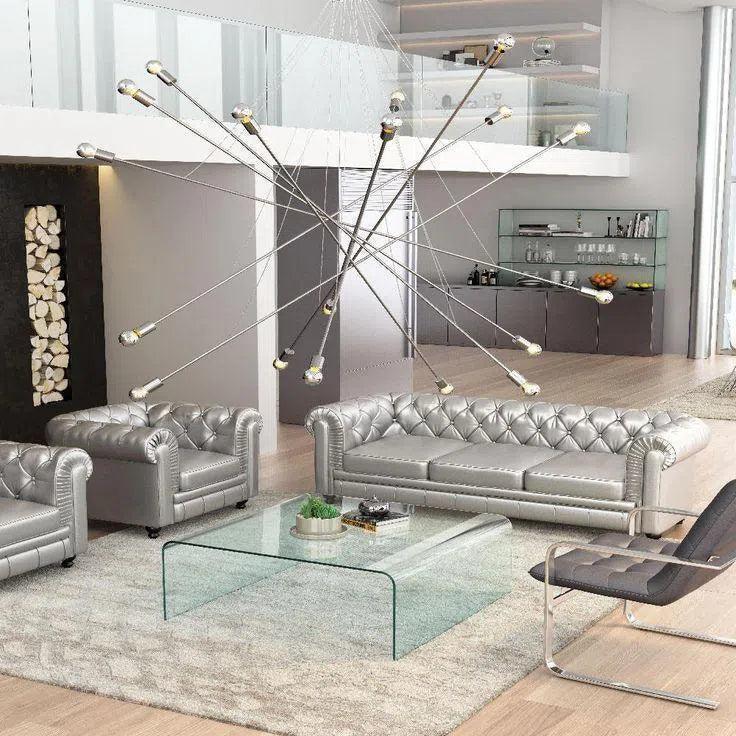 Belief Ceiling Lamp Chrome - LOOMLAN - Zuo Modern - Pendants