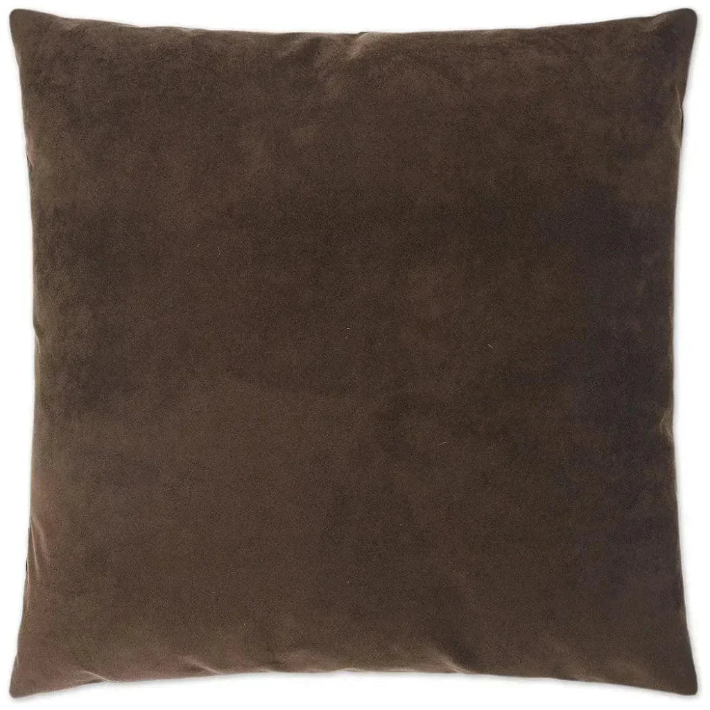 Bella Chocolate Brown Throw Pillow Insert - LOOMLAN - D.V. Kap - Throw Pillows