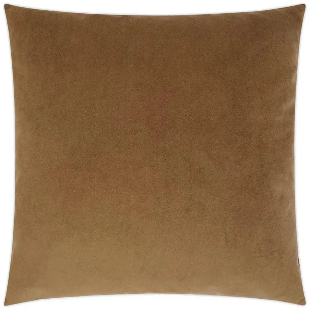Bella Cognac Brown Throw Pillow With Insert - LOOMLAN - D.V. Kap - Throw Pillows